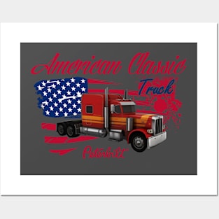 American truck clasic Posters and Art